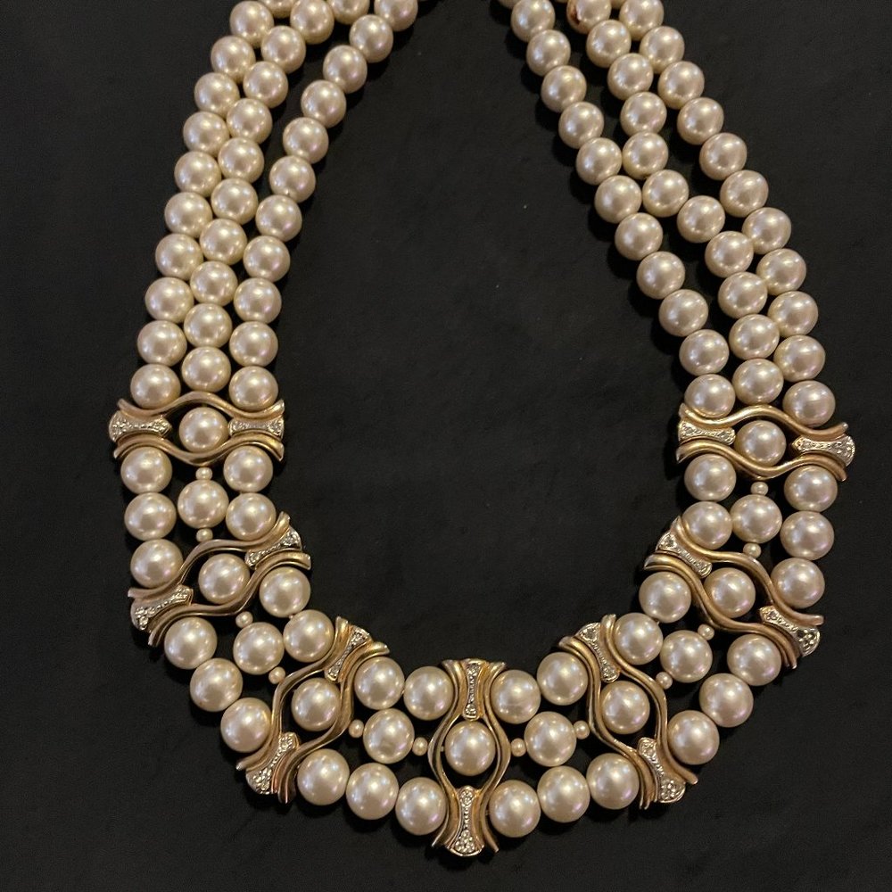 Faux Pearl Necklace